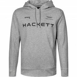 HACKETT Hoodie HM580906/933 ASTON MARTIN, Baumwolle, Grau meliert, Grau