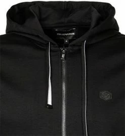 EMPORIO ARMANI Sweatshirt 8N1MG0/1JBTZ/0999 Sweatjacke, Baumwolle, Schwarz -striangebote 378856 norm2
