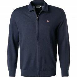 NAPAPIJRI Cardigan NP0A4FQ3/176 Merinowolle, Marine