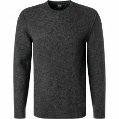BOSS Pullover Aketch 50458399/022 Alpakawolle, Anthrazit