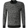 BOSS Pullover Kharles 50455392/001 Wolle, Schwarz meliert, Schwarz -striangebote 378990 master