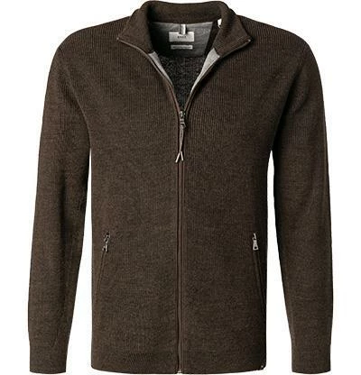 Brax Cardigan 25-2014/JOHN 701 801 00/52 Merinowolle, Braun 4 Brax Cardigan 25-2014/JOHN 701 801 00/52 Merinowolle, Braun – Bild 2