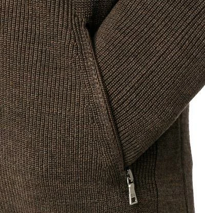 Brax Cardigan 25-2014/JOHN 701 801 00/52 Merinowolle, Braun 6 Brax Cardigan 25-2014/JOHN 701 801 00/52 Merinowolle, Braun – Bild 4