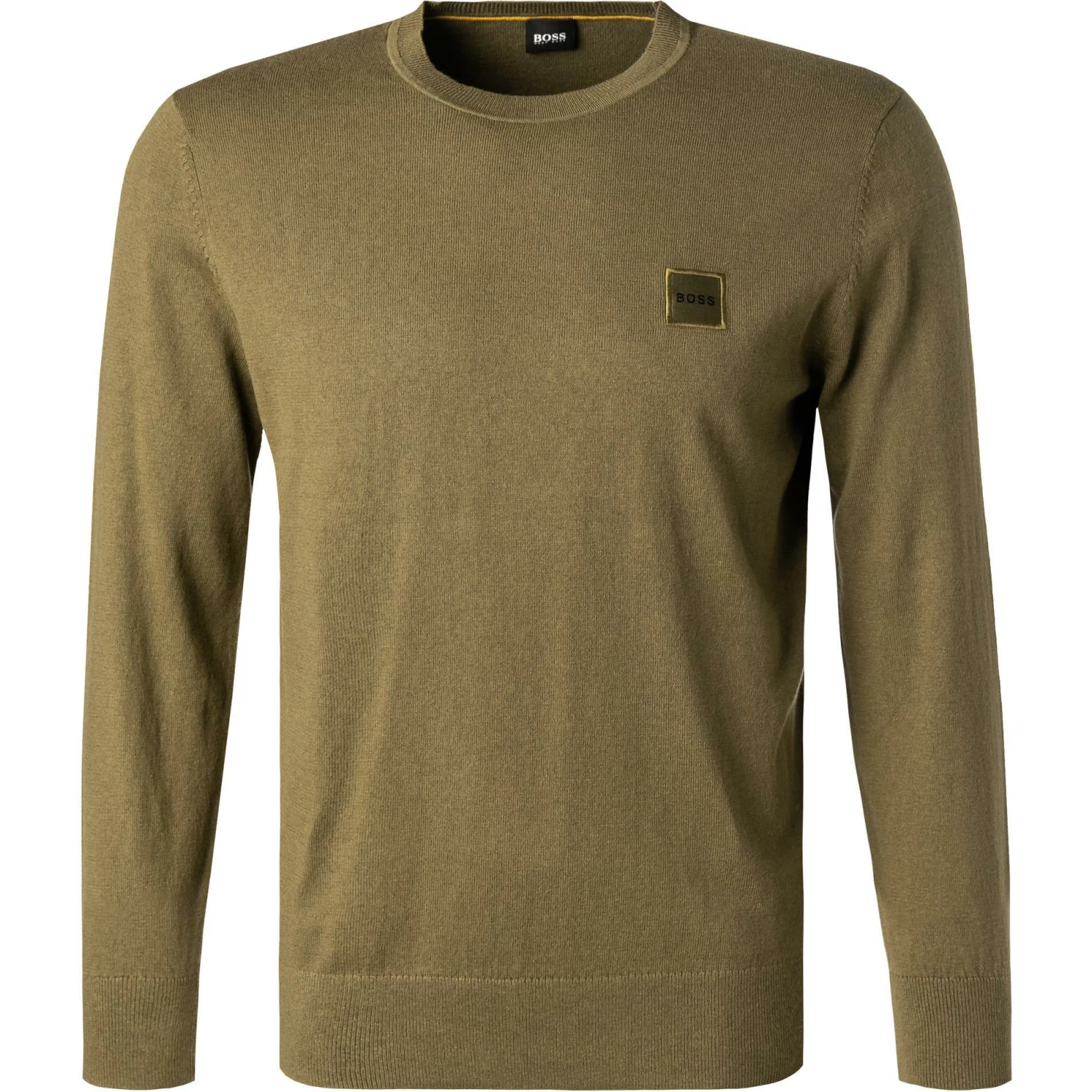 BOSS Pullover Kanovant 50459185/308 Baumwolle-Kaschmir, Khaki 3 BOSS Pullover Kanovant 50459185/308 Baumwolle-Kaschmir, Khaki