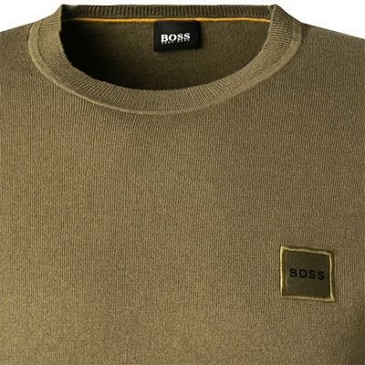 BOSS Pullover Kanovant 50459185/308 Baumwolle-Kaschmir, Khaki 5 BOSS Pullover Kanovant 50459185/308 Baumwolle-Kaschmir, Khaki – Bild 3