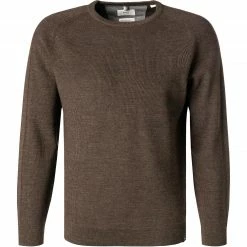 Brax Pullover 25-2004/ROY 701 202 00/52 Merinowolle, Braun, Graubraun
