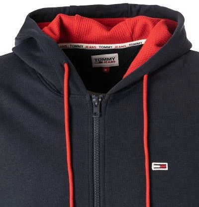 TOMMY JEANS Sweatjacke DM0DM11629/C87 Baumwolle Logo-Print am Rücken, Navy 6 TOMMY JEANS Sweatjacke DM0DM11629/C87 Baumwolle Logo-Print am Rücken, Navy – Bild 4