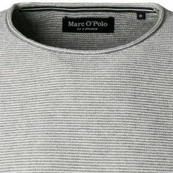 Marc O'Polo Pullover 129 6075 60182/936 Baumwolle-Yakwolle, Grau gestreift, Grau meliert -striangebote 379035 norm2