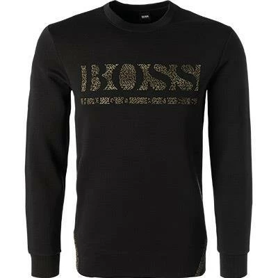 BOSS Sweatshirt Salbo Iconic 50456419/001 Baumwolle, Schwarz 4 BOSS Sweatshirt Salbo Iconic 50456419/001 Baumwolle, Schwarz – Bild 2