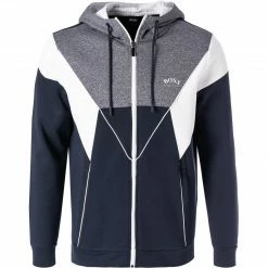 BOSS Sweatjacke Saggy 50457043/410 Baumwolle, Navy