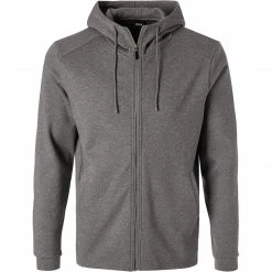BOSS Sweatjacke Saggy 50455083/031 Baumwolle, Mittelgrau