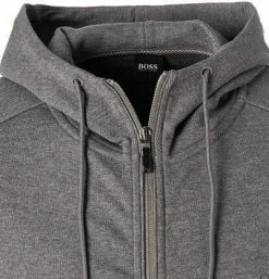BOSS Sweatjacke Saggy 50455083/031 Baumwolle, Mittelgrau -striangebote 379056 norm3