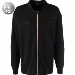 HACKETT Sweatjacke HM580967/999 Big&Tall, ASTON MARTIN, Baumwolle, Schwarz