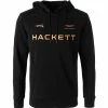 HACKETT Hoodie HM580906/999 ASTON MARTIN, Baumwolle, Schwarz