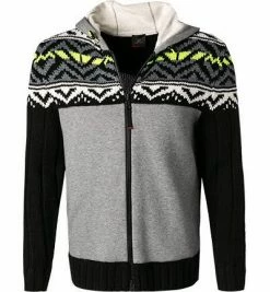 FIRE + ICE Strickjacke Seven 8440/7086/026 Wolle, Schwarz gemustert, Schwarz 8 FIRE + ICE Strickjacke Seven 8440/7086/026 Wolle, Schwarz gemustert, Schwarz -striangebote 379174 norm