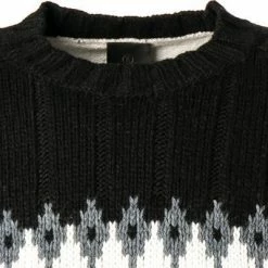 FIRE + ICE Pullover Malte 8438/7086/026 Wolle, Schwarz gemustert, Schwarz 9 FIRE + ICE Pullover Malte 8438/7086/026 Wolle, Schwarz gemustert, Schwarz -striangebote 379179 norm2