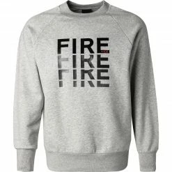FIRE + ICE Sweatshirt Tao 8411/7031/008 Baumwolle, Grau meliert