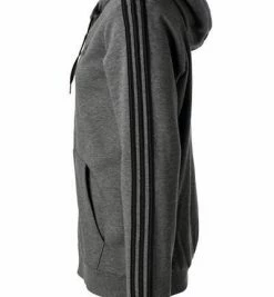 adidas ORIGINALS M 3S FL FZ grey HB0042 Sweatjacke, Baumwolle, Grau meliert -striangebote 379226 norm3