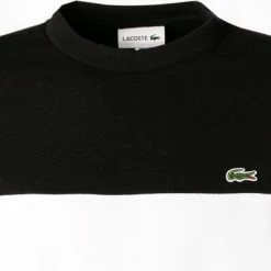 LACOSTE Pullover SH6904/NUA Sweatshirt, Baumwolle, Schwarz, Schwarz-grau-weiß -striangebote 379239 norm2