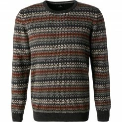 RAGMAN Pullover 743980/019 Baumwolle-Kaschmir, Anthrazit gemustert, Anthrazit