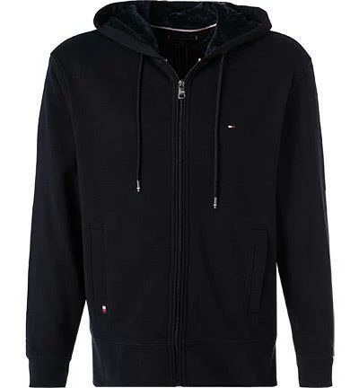 Tommy Hilfiger Hoodie MW0MW20123/DW5 Kapuzenjacke, Baumwolle, Nachtblau 4 Tommy Hilfiger Hoodie MW0MW20123/DW5 Kapuzenjacke, Baumwolle, Nachtblau – Bild 2