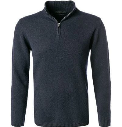 DANIELE FIESOLI Pullover 0083/24 Troyer, Merinowolle, Nachtblau 4 DANIELE FIESOLI Pullover 0083/24 Troyer, Merinowolle, Nachtblau – Bild 2