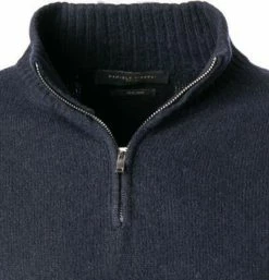 DANIELE FIESOLI Pullover 0083/24 Troyer, Merinowolle, Nachtblau 8 DANIELE FIESOLI Pullover 0083/24 Troyer, Merinowolle, Nachtblau -striangebote 379356 norm2