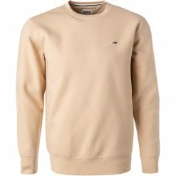 TOMMY JEANS Sweatshirt DM0DM09591/ABI Bio Baumwolle, Creme