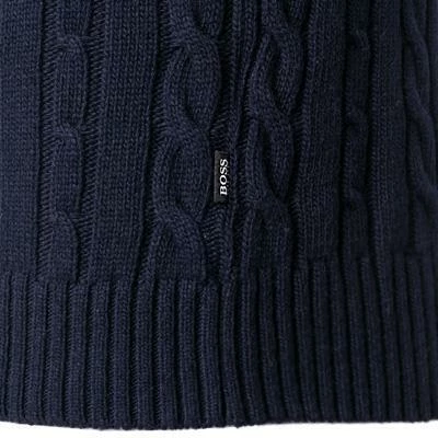BOSS Pullover Namazio 50457721/404 Wolle-Kaschmir, Nachtblau 6 BOSS Pullover Namazio 50457721/404 Wolle-Kaschmir, Nachtblau – Bild 4