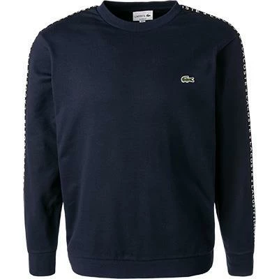 LACOSTE Sweatshirt SH9445/166 Clasic Fit, Baumwolle, Dunkelblau 4 LACOSTE Sweatshirt SH9445/166 Clasic Fit, Baumwolle, Dunkelblau – Bild 2