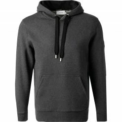 Calvin Klein Hoodie K10K107915/P4E Bio Baumwolle, Dunkelgrau meliert, Dunkelgrau