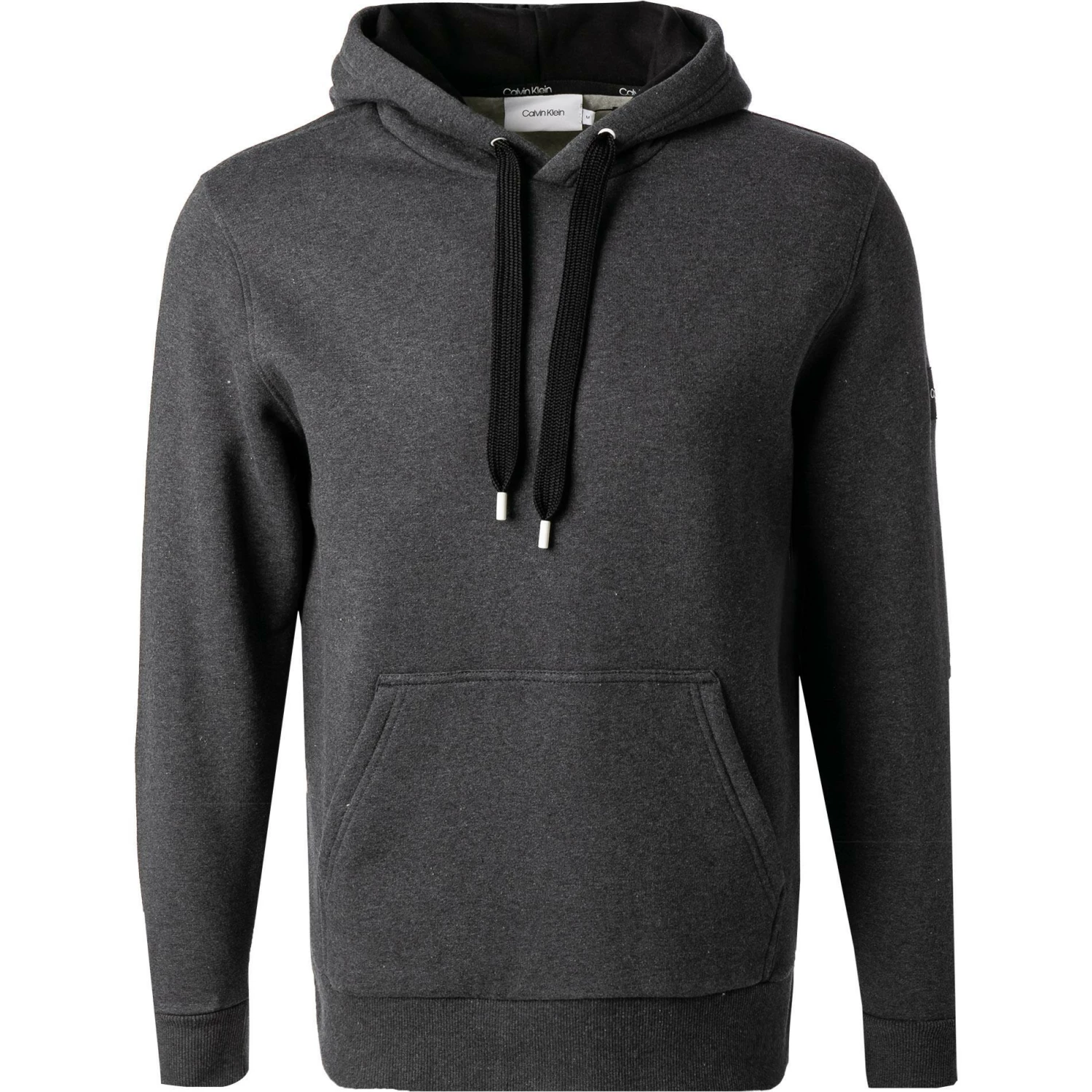Calvin Klein Hoodie K10K107915/P4E Bio Baumwolle, Dunkelgrau meliert, Dunkelgrau 3 Calvin Klein Hoodie K10K107915/P4E Bio Baumwolle, Dunkelgrau meliert, Dunkelgrau