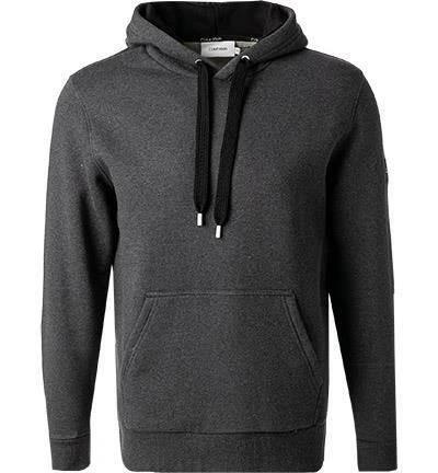 Calvin Klein Hoodie K10K107915/P4E Bio Baumwolle, Dunkelgrau meliert, Dunkelgrau 4 Calvin Klein Hoodie K10K107915/P4E Bio Baumwolle, Dunkelgrau meliert, Dunkelgrau – Bild 2