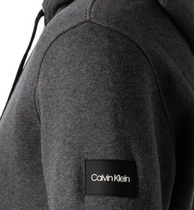 Calvin Klein Hoodie K10K107915/P4E Bio Baumwolle, Dunkelgrau meliert, Dunkelgrau 7 Calvin Klein Hoodie K10K107915/P4E Bio Baumwolle, Dunkelgrau meliert, Dunkelgrau – Bild 5