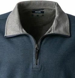 Pierre Cardin Troyer 54702/000/12425/3505 Baumwolle, Indigo meliert, Indigo -striangebote 379544 norm2