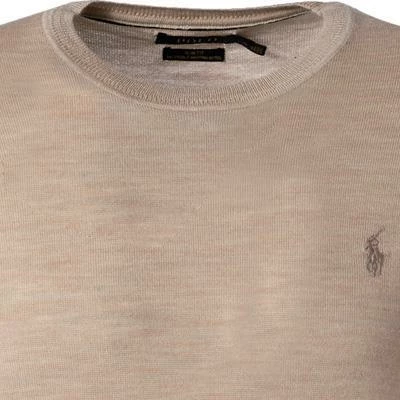 Polo Ralph Lauren Pullover 710714346/025 Slim Fit, Merinowolle waschbar, Hellbeige 5 Polo Ralph Lauren Pullover 710714346/025 Slim Fit, Merinowolle waschbar, Hellbeige – Bild 3