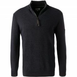 camel active Pullover 409586/6K06/94 Troyer, Baumwolle, Nachtblau