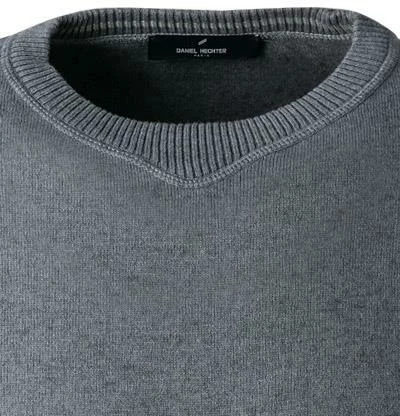 Daniel Hechter Pullover 65027/112813/670 Wolle, Graublau meliert, Graublau 5 Daniel Hechter Pullover 65027/112813/670 Wolle, Graublau meliert, Graublau – Bild 3