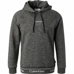 Calvin Klein Hoodie K10K107697/BEH Bio Baumwolle, Schwarz meliert