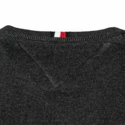 Tommy Hilfiger Pullover MW0MW11673/P92 Baumwolle-Kaschmir, Dunkelgrau meliert, Dunkelgrau -striangebote 379660 norm3