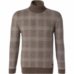 JOOP! Rollkragenpullover Ivo 30029749/259 Schurwolle-Alpaka, Hellbraun meliert, Hellbraun