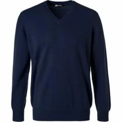 Cipriani V-Pullover BL40/1210/118050 Reines Kaschmir, Navy