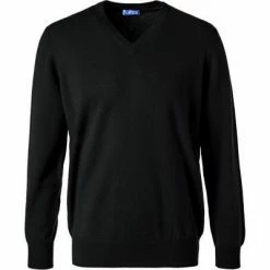 Cipriani V-Pullover BL40/1210/112077 Reines Kaschmir, Schwarz