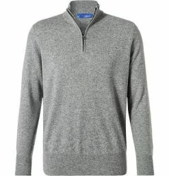 Cipriani Troyer BL40/1215/112845 Reines Kaschmir, Hellgrau meliert, Hellgrau