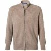 Cipriani Strickjacke BL40/1222/113890 Reines Kaschmir, Beige meliert, Beige