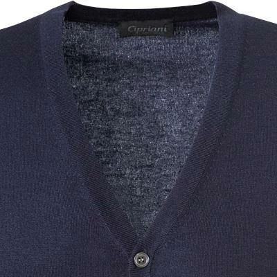 Cipriani Strickweste CR34/1616/SW407 Seide-Kaschmir, Navy 4 Cipriani Strickweste CR34/1616/SW407 Seide-Kaschmir, Navy – Bild 2