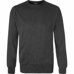Cipriani Pullover BR34/1661/SW419 Seide-Kaschmir, Anthrazit meliert, Anthrazit