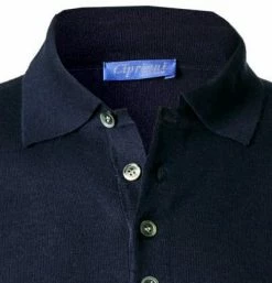 Cipriani Polo-Shirt BR34/1662/SW-407 Pullover, Seide-Kaschmir, Dunkelblau meliert, Dunkelblau -striangebote 379827 norm2