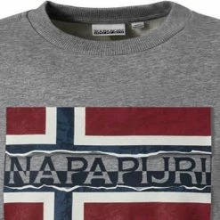 NAPAPIJRI Sweatshirt NP0A4FQZ/160 Baumwolle, Grau meliert -striangebote 379837 norm2