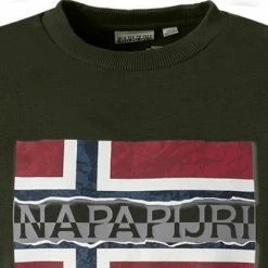 NAPAPIJRI Sweatshirt NP0A4FQZ/GE4 Baumwolle, Grün -striangebote 379839 norm2